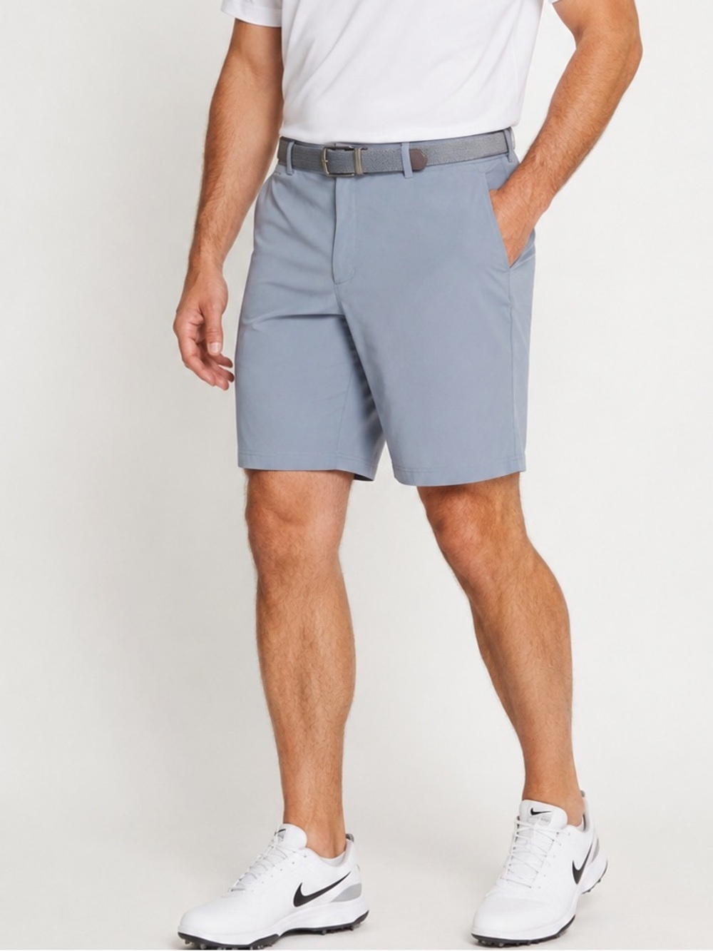 Nike Golf Tour Performance Dri-FIT Shorts Men’s 38 Blue Gray Stretch Golf Tennis
